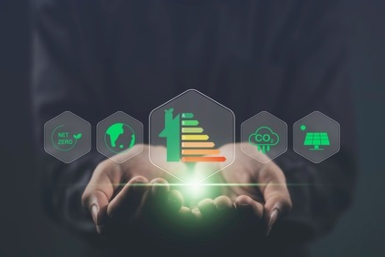 Efficient,Products,To,Reduce,Carbon,Footprint,And,Energy,Efficiency,Concept.